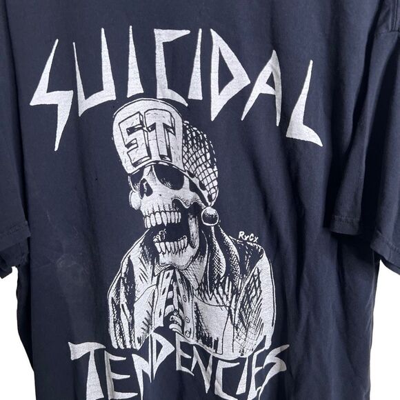 Vintage Suicidal Tendencies Punk T Shirt XXL - Picture 2 of 5